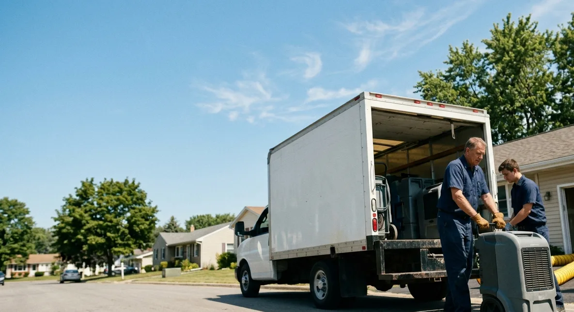Water Damage Cleanup in Rock Springs, WI near me